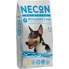 Корм для собак Necon для всех пород, индейка и рис, 12 кг