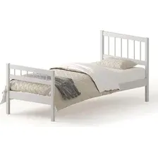 Кровать Домаклево Лето 90x190+В4+Н4 (белый)