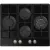Варочная панель Meferi MGH604BK Glass Retro