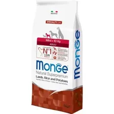 Сухой корм для собак Monge Speciality Line Monoprotein Mini Ягненок, рис с картофелем 7.5 кг