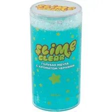 Слайм Clear Slime Голубая мечта с ароматом черники / S300-35