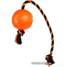 Игрушка для собак Doglike Мяч с канатом средний D-3925 (оранжевый)