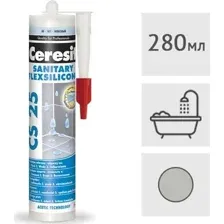 Герметик Ceresit CS 25 (280 мл, серый)