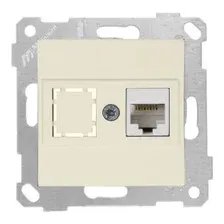Розетка компьютерная Mutlusan Rita 2200-140-0102 (слоновая кость)
