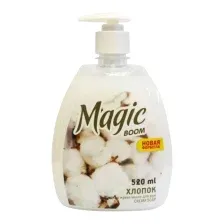 Мыло жидкое Magic Boom Хлопок (520мл)