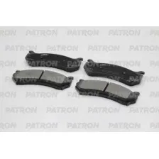 Колодки тормозные дисковые передн GM Cadillac Escalade 2002-2006 Chevrolet Astro 2003-2005 Avalanche 1500 2002-2006 Express 2 PATRON PBP080