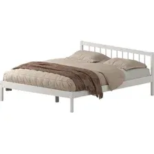 Полуторная кровать Домаклево  Мечта 4 120х190 (береза/белый)