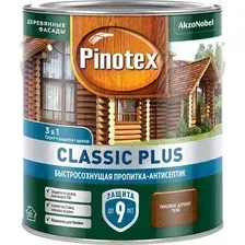 Антисептик для древесины Omnitex Classic Plus 3в1 Тиковое дерево (2.5л)