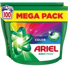 Капсулы для стирки Ariel Pods All in 1 Color (100шт)