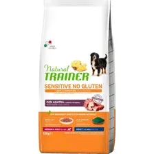 Сухой корм для собак Trainer Natural Sensitive No Gluten Medium&ampMaxi Adult с уткой 12 кг