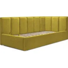 Кровать Mio Tesoro угловая Лайф 90x200 (правая Velutto 28)