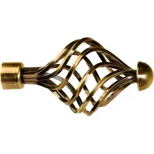 Наконечник для карниза Lm Decor YF098 Вираж 16мм (антик)
