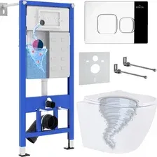 Инсталляция с унитазом подвесным Roxen StounFix Dual Fresh 968385