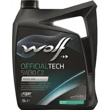 Масло моторное Wolf OfficialTech, 5W-30 C2, 65610/5, 5 л
