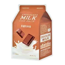 Тканевая маска для лица смягчающая A'PIEU Chocolate Milk One-Pack (Smoothing), 21г