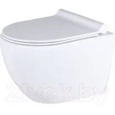 Унитаз подвесной Uptrend Caneo Rimless TR2196DF (с сиденьем)
