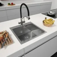 Кухонная мойка ARFEKA Eco AR 500*500 Satin Decor Volcanic Rock