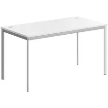 Стол письменный Imago-S СП-3S Silver, белый
