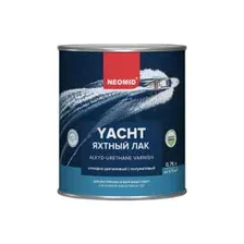 Лак яхтный NEOMID, алкидно-уретановый, полуматовый, 0,75 л