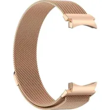 Браслет Rumi Milanese loop металлический для Samsung Galaxy Watch4/5/6 (20 мм, красное золото)