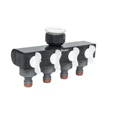 Разветвлитель на 1 с 4 независимыми кранами на 3/4 WHITE LINE WL-3033