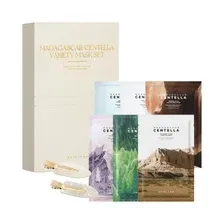 Набор масок SKIN1004 Madagascar Centella Variety Mask Set , 6 шт  2 заколки