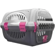 Переноска Georplast Rhino 10569 (белый/серый/розовый)