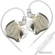 Наушники KZ Acoustics ZSN Pro 2 (с микрофоном, золотистый)