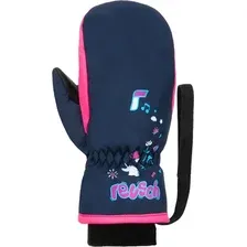 Горнолыжные варежки Reusch Kids Mitten 6285405-4540 (р-р 2, Dress Blue/Knockout Pink)