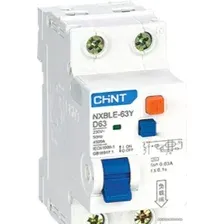 Дифференциальный автомат Chint NXBLE-63Y 1P+N 6A 30mA AС С 4.5kA 105540