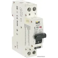 Дифференциальный автомат IEK AR-B06S-1N-C16C030