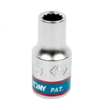 Головка торцевая двенадцатигранная 1/4" 5 мм KING TONY 233005M