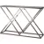 Консольный столик Stool Group Инсигния 115x30 / ECST-026-BG-SK (стекло Smoke/сталь темный хром)