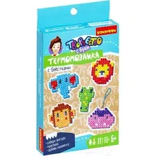 Развивающая игра Bondibon Термомозаика с блестками. Животные саванны / ВВ5034