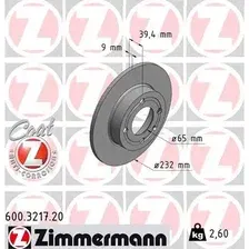 Тормозной диск ZIMMERMANN 600.3217.20 полный , задняя ось