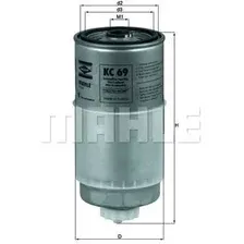 Топливный фильтр Mahle Knecht KC69