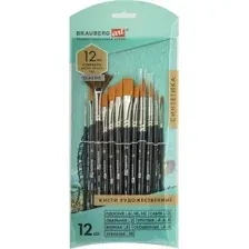 Набор кистей Brauberg Art Classic / 200963 (12шт, синтетика)