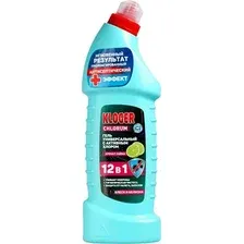 Чистящее средство для ванной комнаты Kloger Chlorum Лайм 12в1 (750мл)