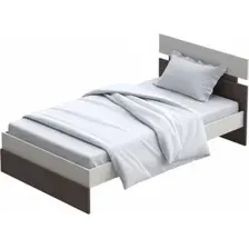 Кровать PROxSON Milton 80x200 (дуб шамони светлый 124/ясень шимо темный)