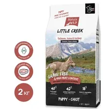 Сухой корм для собак Natura Wild Little Creek для щенков всех пород с лососем, тунцом и индейкой 2 кг
