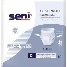 Трусы-подгузники для взрослых Seni Pants Classic XL (10 шт)