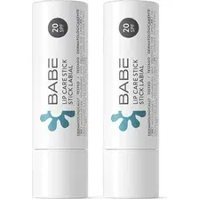 Бальзам для губ Laboratorios Babe Lip Care Stick SPF 20 (2x4мл)