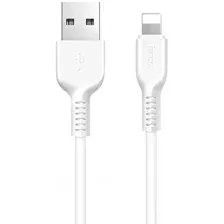 Кабель Hoco X13 Lightning (1 м, белый)