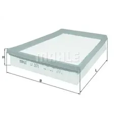 Фильтр воздушный KNECHT LX2878
