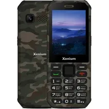 Телефон Xenium X300, зеленый камуфляж