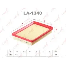 Фильтр воздушный LYNXAUTO LA-1340