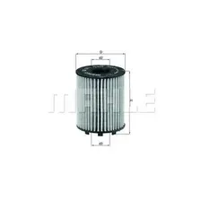 Масляный фильтр Mahle Knecht OX371D