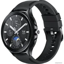 Умные часы Xiaomi Watch 2 Pro LTE (черный, с черным силиконовым ремешком, международная версия)