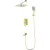 Душевая система со смесителем Oliveeka OL-939003-BG (золотой матовый)
