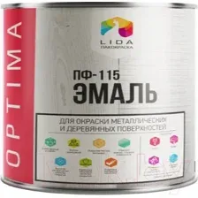 Эмаль Lida Optima ПФ-115 (2кг, желтый)